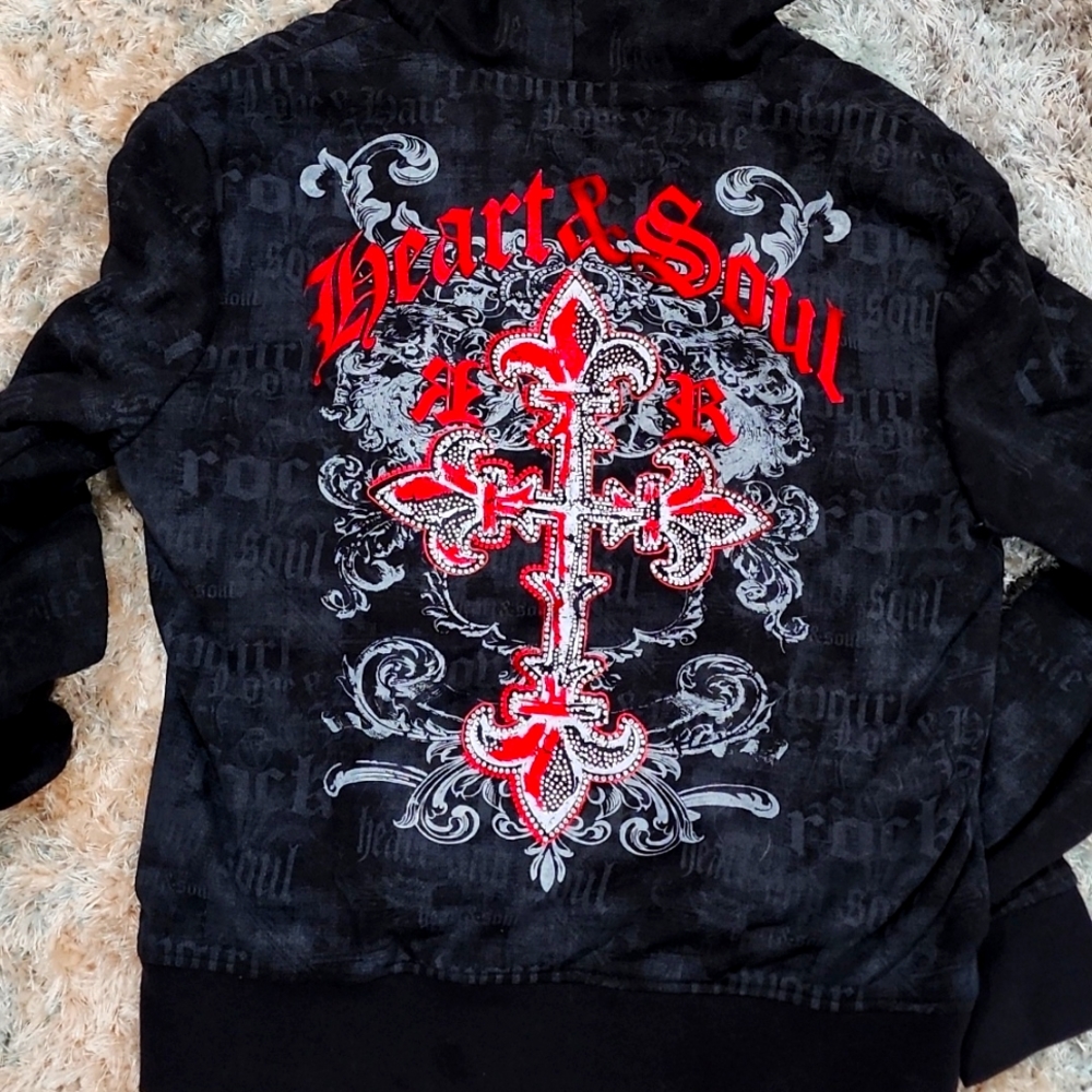 Ladies Rock & Roll Cowgirl Jacket Sz Large
